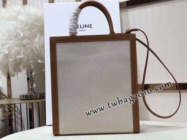 Celine專櫃2023新款單肩斜挎手拎托特包 192082 賽琳CABAS小號購物袋 sldj2217